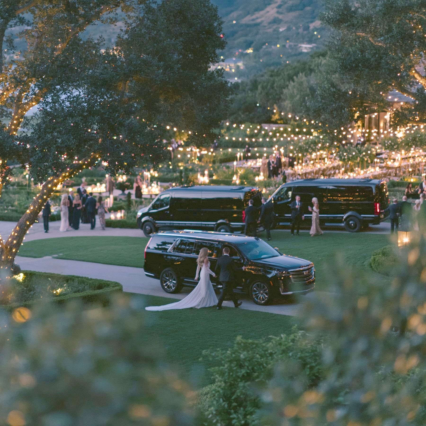 Weddings & private events — PB Limo chauffeured car service